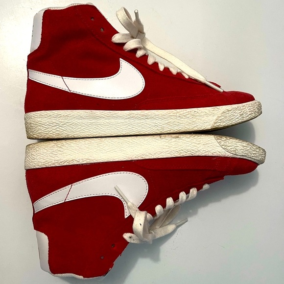 Nike BLAZER MID | Red Suede - Womens 7.5/Youth 6 - Picture 3 of 6